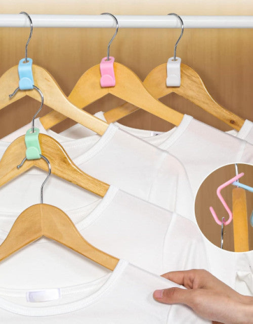 30 Pcs Clothes Hanger Connector Hooks Space Saving Hanger Extender ( Pack Of 1 )